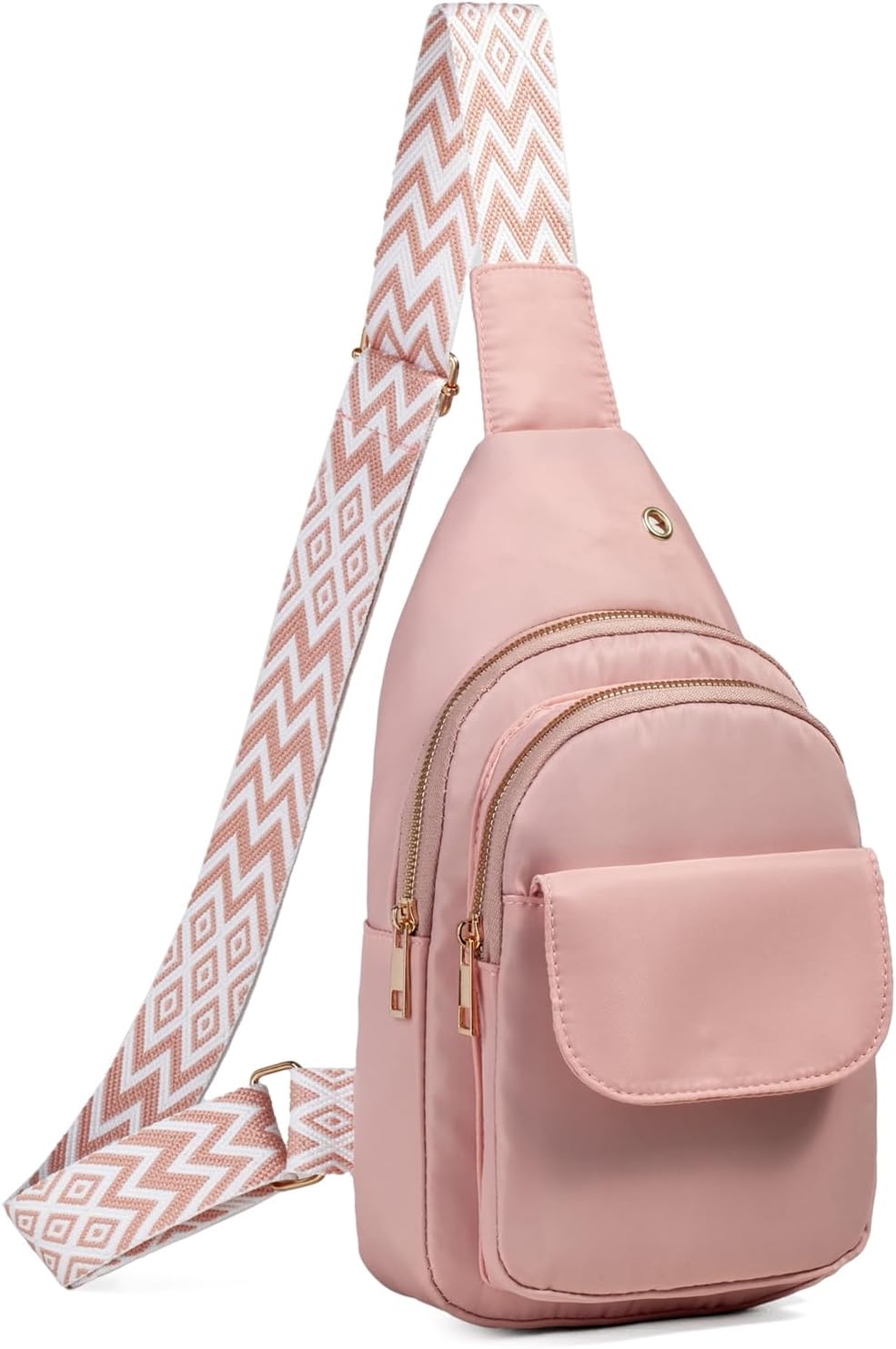 AOSTIHOT Sling Bag Small Crossbody Bags for Women Men, Quilted Cross Body Sling backpack for Travel Daily Commutes