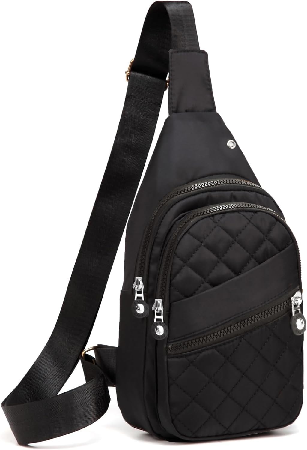 AOSTIHOT Sling Bag Small Crossbody Bags for Women Men, Quilted Cross Body Sling backpack for Travel Daily Commutes