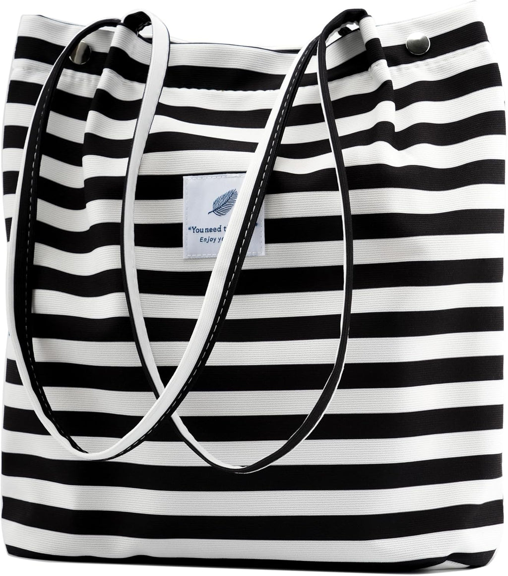 Corduroy Tote Bag Cute Tote Bags for Women Shoulder Bag with Inner Pocket for Work Beach Travel and Shopping Grocery