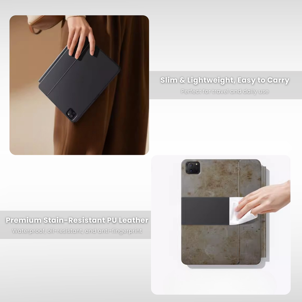 TabShell Touch-Connect iPad Keyboard Case (No Bluetooth Required)