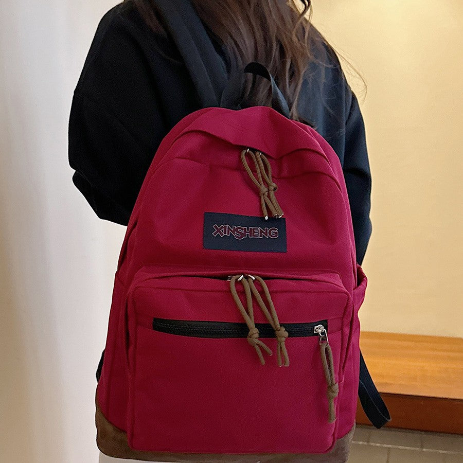 2026 New Style Backpack, Casual Men And Women, Middle School Student Travel Computer Backpack, Fashion Trendy Student School Bag