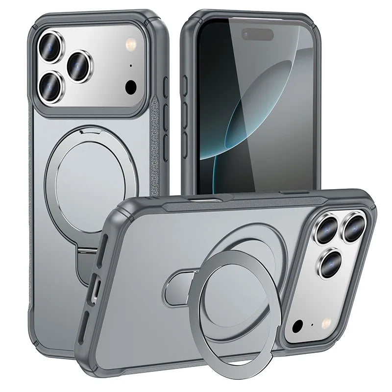 iPhone 17 MagSafe Case with Ring Holder & Kickstand
