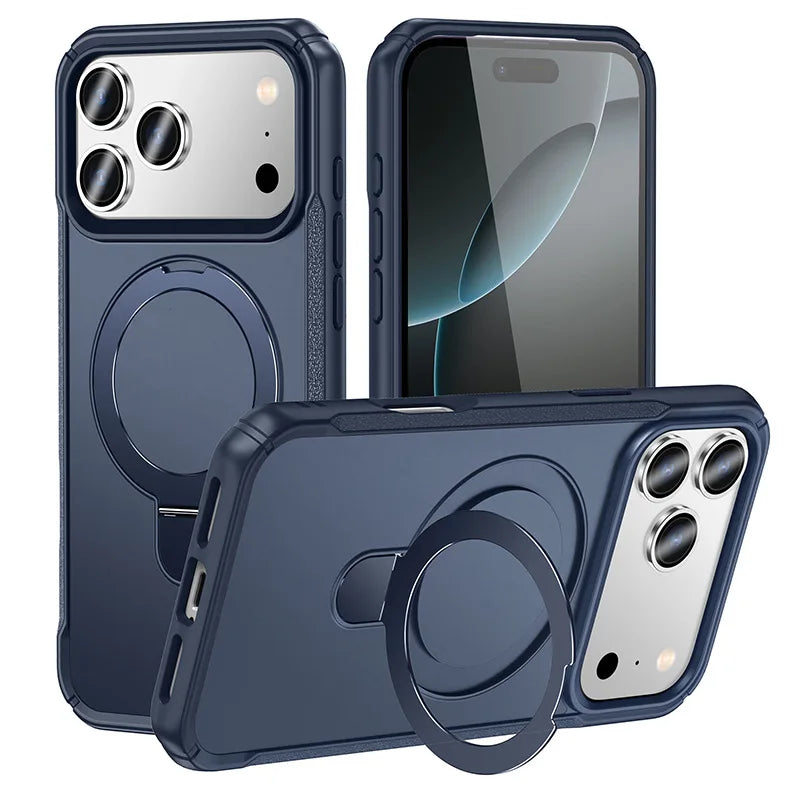 iPhone 17 MagSafe Case with Ring Holder & Kickstand