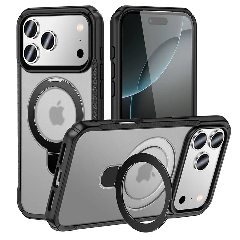 iPhone 17 MagSafe Case with Ring Holder & Kickstand